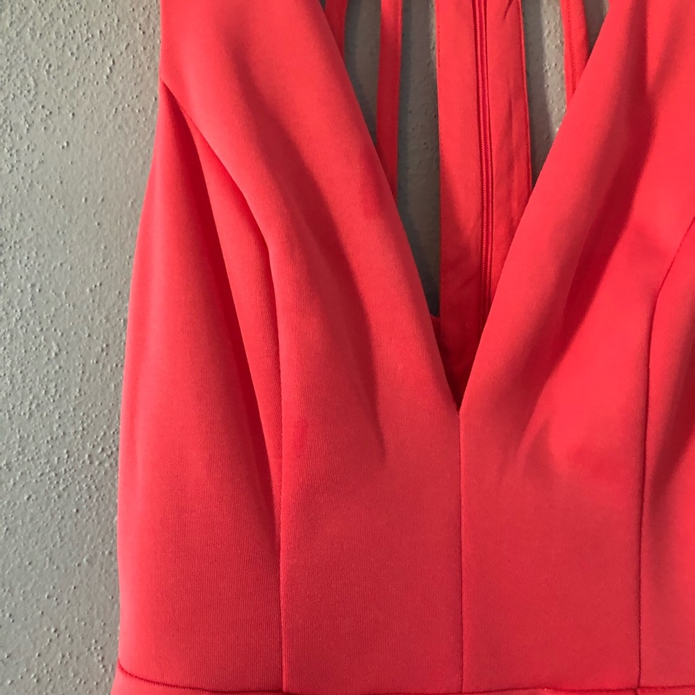 Boutique | hot pink cage back dress - Picture 2 of 5